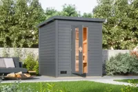 Karibu | Hytti 2 Buitensauna | Terragrijs - thumbnail