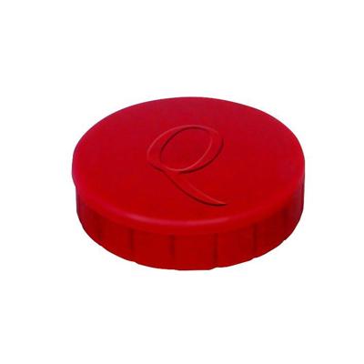 Magneet Quantore 20mm 300gram rood 10 stuks Magneet Quantore 20mm 300gram rood 10 stuks