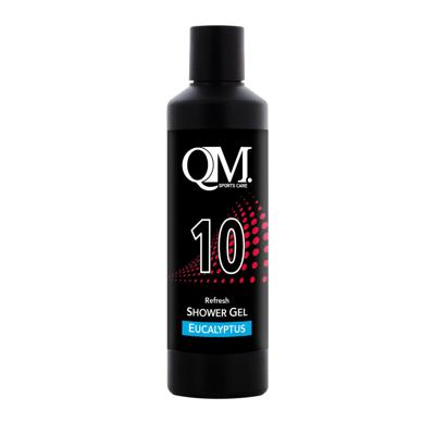 Qm sports care sportscare 10 fles 200ml shower gel fresh eucalyptus