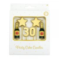 Taartkaarsjes Set 30 Jaar (6st) - thumbnail