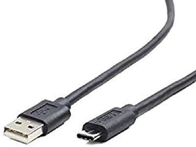 Gembird CCP-USB2-AMCM-10 3m USB-A naar USB-C Kabel Zwart