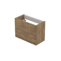 INK - Fontein Onderkast Greeploos Hout Décor Universeel Links/rechts Draaiend - 360x180x270 mm - Naturel Eiken - thumbnail