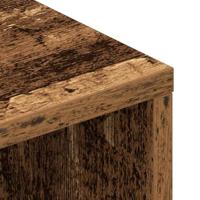 Tv-meubel 100x40x40 cm bewerkt hout oud houtkleurig - thumbnail