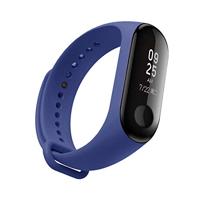 Xiaomi Mi band 3 / 4 / 5 / 6 / 7 bandje OneColor - Navy blauw - thumbnail