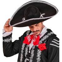 Sombrero zwart Carlo - thumbnail