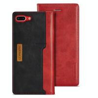 Voor iPhone 7 plus/8 plus LC. IMEEKE LC-001 serie PU + TPU kleur bijpassende Frosted horizontale Flip lederen draagtas met houder & kaartsleuf (rood) - thumbnail