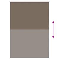 Rolgordijn verduisterend koffie 115x130 cm stofbreedte 110,7 cm - thumbnail