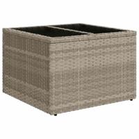 Tuinbankenset met kussen 5 pcs Lichtgrijs poly rattan - thumbnail