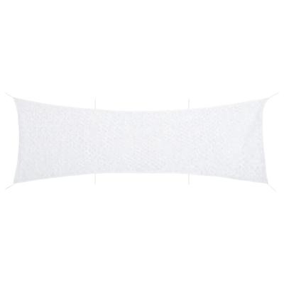 VidaXL Camouflagenet met opbergzak 613x138 cm wit