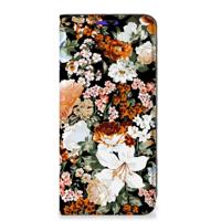 Smart Cover voor Samsung Galaxy A13 (5G) | Samsung Galaxy A04s Dark Flowers - thumbnail