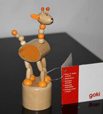 Goki druk en schud wilde dieren figuur