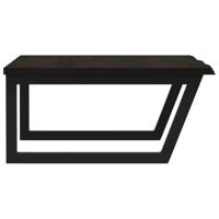 Badkamer wandschap staal en massief eikenhout - thumbnail