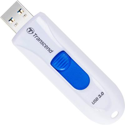 Transcend JetFlash® 790 USB-stick 128 GB Wit, Blauw TS128GJF790W USB-A 3.1 Gen 1 Transcend JetFlash® 790 USB-stick 128 GB Wit, Blauw TS128GJF790W USB-A 3.1 Gen 1