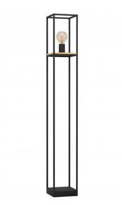 Eglo VloerlampLibertad zwart met hout - 99798