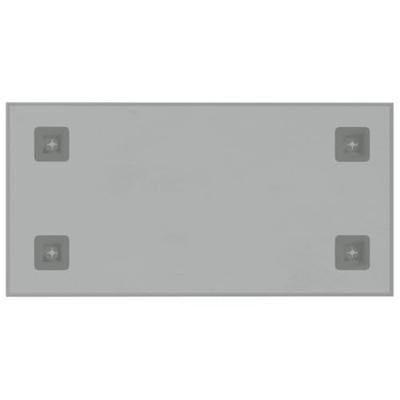 Magneetbord voor aan de wand 40x20 cm gehard glas wit