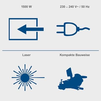 Scheppach HM80L Afkortzaagmachine - 1500 watt 230v 3901105915 - thumbnail