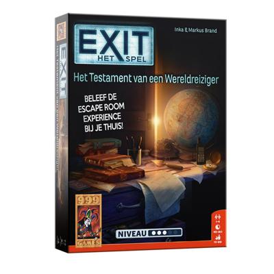 999Games EXIT Het Testament van een Wereldreiziger Breinbreker