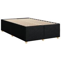 Bedframe zonder matras 120x200 cm stof zwart - thumbnail