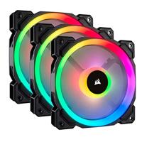 LL Series LL120 RGB Dual Light Loop - Ventilatorhuis - 120 mm - 3x fan + Lighting Node PRO - wit, blauw, geel, rood, groen, oranje, violet - thumbnail