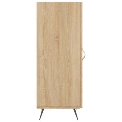 Dressoir 34,5x34x90 cm bewerkt hout sonoma eiken