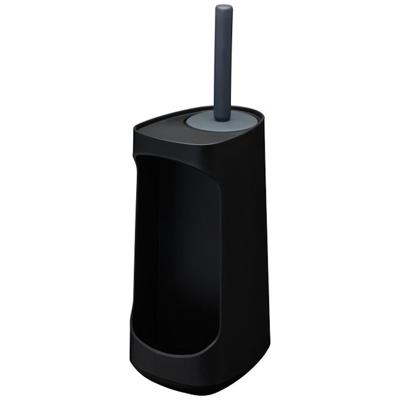 Toiletborstelhouder Tiger Tess Met Opbergfunctie Vrijstaand Swoop Borstel Flexibel Zwart - Antraciet Toiletborstelhouder Tiger Tess Met Opbergfunctie Vrijstaand Swoop Borstel Flexibel Zwart - Antraciet