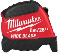 Milwaukee rolmaat | wide blade | 26 ft / 8 m x 35 mm - 4932499206 - thumbnail