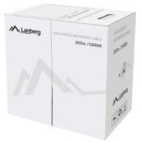 Lanberg LCU6-12CU-0305-S netwerkkabel 305 m Cat6 U/UTP (UTP) Grijs - thumbnail