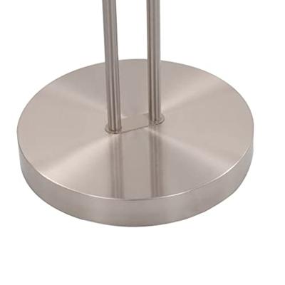 Lamp staand 18 W dimbaar 180 cm zilverkleurig Lamp staand 18 W dimbaar 180 cm zilverkleurig