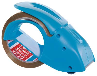 Tesapack handafroller Pack &apos;n Go, blauw