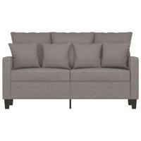 Tweezitsbank 120 cm stof taupe - thumbnail