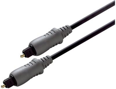 Scanpart Toslink optical audio kabel 1,5m Zwart Optische kabel Zwart