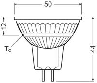 OSRAM HOMELIGHTING 4099854458347 LED-reflectorlamp-lamp Energielabel E (A - G) GU5.3 2 W Warmwit (Ø x h) 50.00 mm x 50.00 mm 1 stuk(s) - thumbnail
