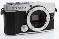 Olympus PEN E-P7 Micro Four Thirds-systeemcamera, 20 MP-sensor, ingebouwde 5-assige beeldstabilisator, kantelbaar en hoge definitie LCD, 4K-video, wifi, profielkeuze kleur en zwart/wit, zilver - thumbnail