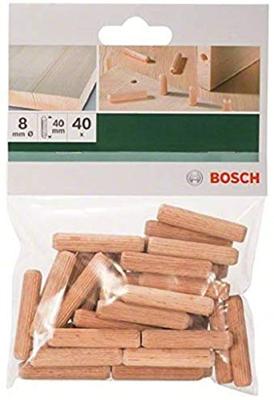 Bosch Accessoires Deuvel 8X40 mm | 40 stuks - 2609255311