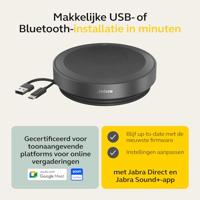 Jabra Speak2 75 UC + Link380a Conferentietelefoon Bluetooth Donkergrijs - thumbnail