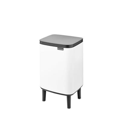 Brabantia Bo hi afvalemmer 7 liter met kunststof binnenemmer white