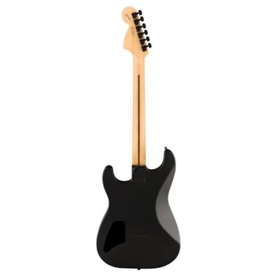 Fender Jim Root Stratocaster Flat Black EB elektrische gitaar met Deluxe Black Tweed koffer