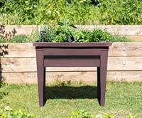 EDA Groentegebied met tafel City Veg & Table - 73 x 38,5 x H 68 cm - 57 L - Taupe - thumbnail
