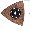Rotec MOF 116K4 | Starlock-Max Schuurplateau | HM-Riff | Ø116 - 519.4245 - thumbnail