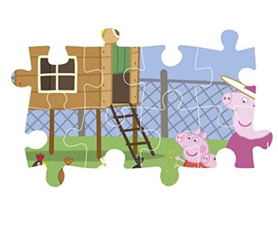 Clementoni maxi puzzel - peppa pig, 60st.