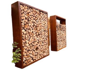 Houtopslag Egura roestkleurig 50x38,5x150 cm Geroba - Geroba