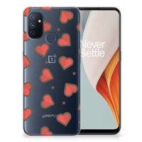 OnePlus Nord N100 | TPU bumper | Hearts - thumbnail