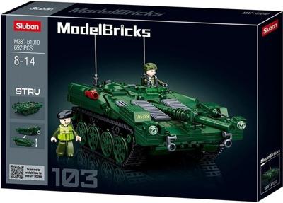 Sluban Modelbricks strv103 gevechtstank (m38-b1010)