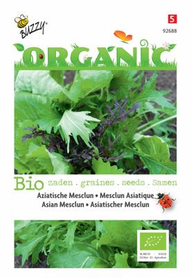 Biologische Aziatische Mesclun Biologische Aziatische Mesclun