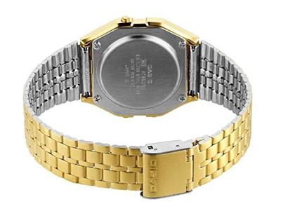 Casio LA680WEGA-1ER Horloge Ditigaal goudkleurig-zwart - thumbnail