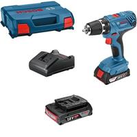 Bosch Professional GSR 18V-21 + 3 Batterijen GBA 18V 2.0Ah + Charger Gal 18V-20, geleverd in L-Case-0615990L8888888 - thumbnail
