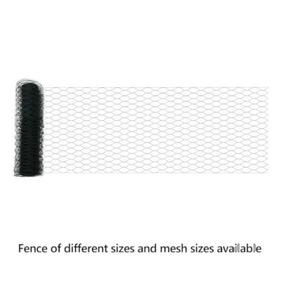 VidaXL Hexagon hek groen 0,4 x 100 m pvc