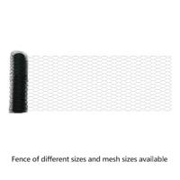 VidaXL Hexagon hek groen 0,4 x 100 m pvc - thumbnail