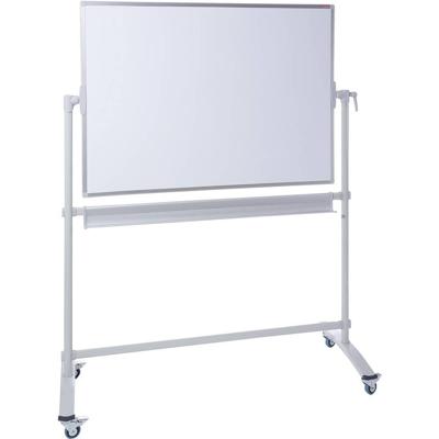 Dahle Mobiel whiteboard (b x h) 1500 mm x 1000 mm Wit Gelakt Draaibaar, Aan beide zijden te gebruiken, Incl. opbergbakje, Incl. wielen