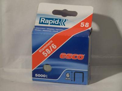 Rapid Nieten | 58/6 mm | Standaard | 5.000 stuks | Box - 468060050